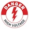 Signmission High Voltage 16in Non-Slip Floor Marker, 16" x 16", FD-2-C-16-99924 FD-2-C-16-99924 - alternate 1